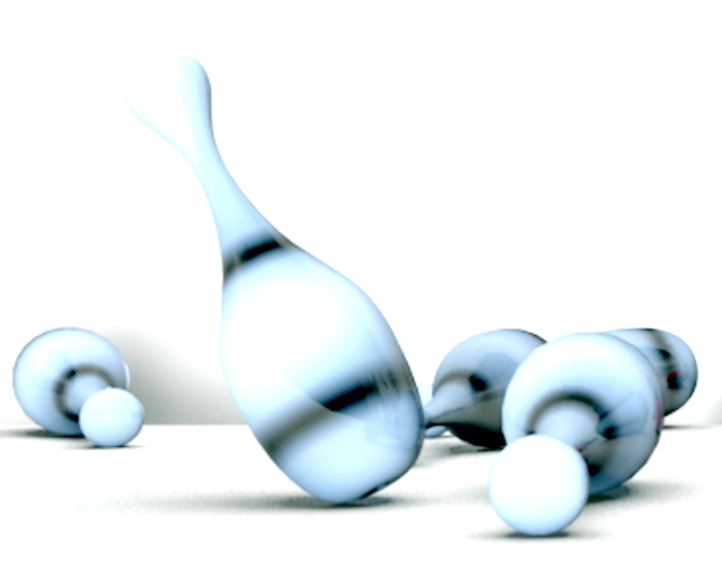 Kegel blau