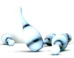 Kegel blau
